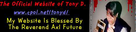 The Official Website of Tony D.