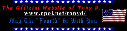 The Official Website of Tony D.