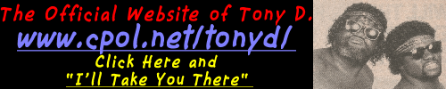 The Official Website of Tony D.